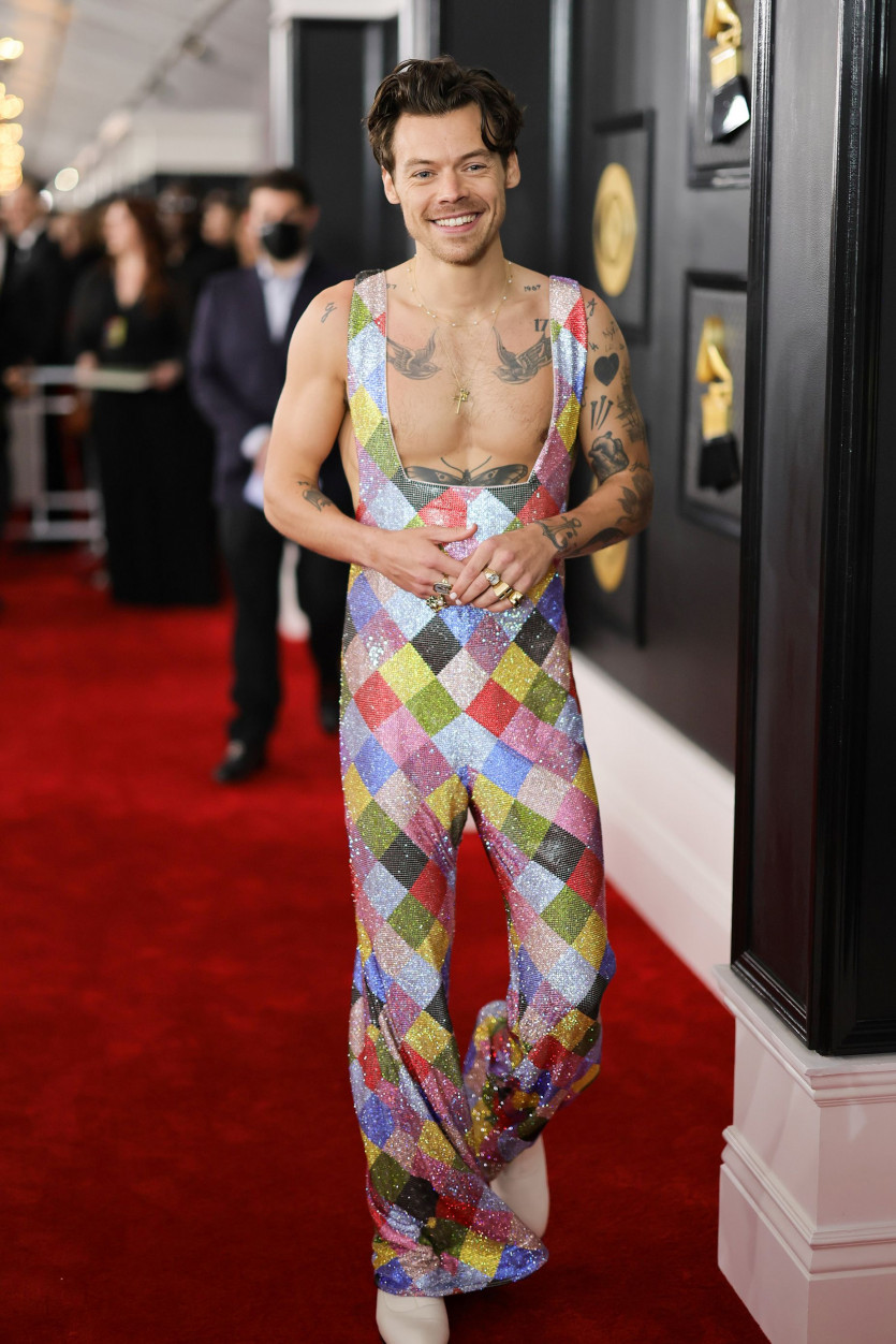 Harry Styles at the 65th Grammy Awards.